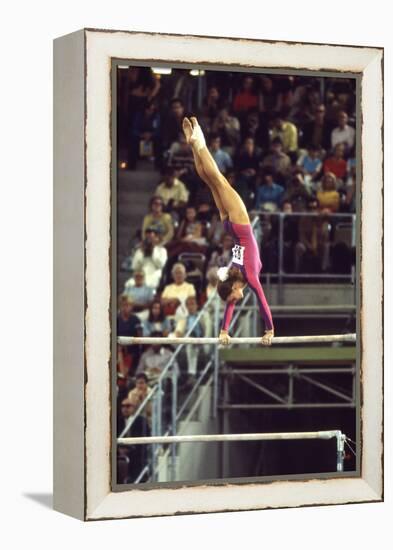 Gymnast at 1972 Summer Olympic Games in Munich Germany-John Dominis-Framed Premier Image Canvas