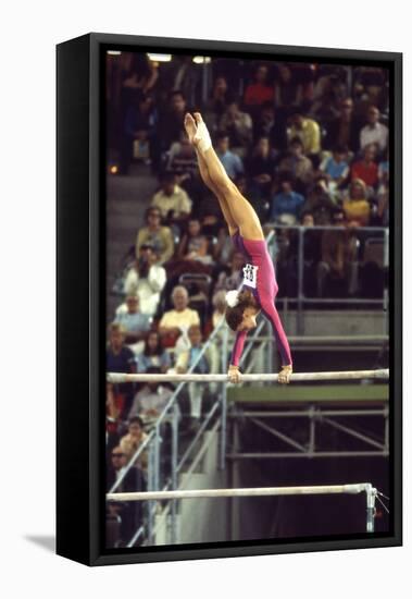 Gymnast at 1972 Summer Olympic Games in Munich Germany-John Dominis-Framed Premier Image Canvas