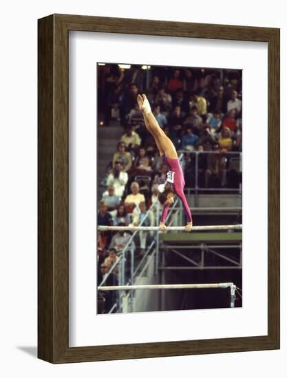 Gymnast at 1972 Summer Olympic Games in Munich Germany-John Dominis-Framed Photographic Print