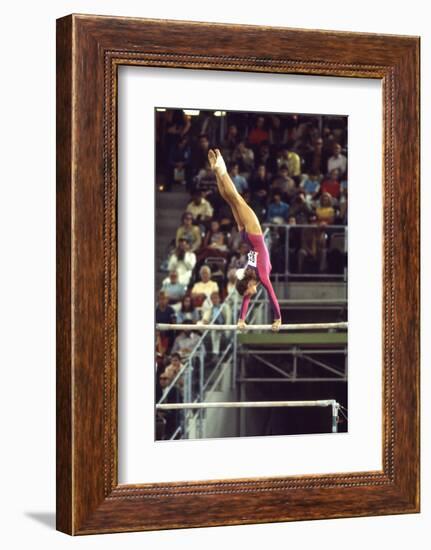 Gymnast at 1972 Summer Olympic Games in Munich Germany-John Dominis-Framed Photographic Print