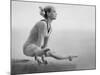 Gymnast Cathy Rigby, Training on Balancing Beam-John Dominis-Mounted Premium Photographic Print