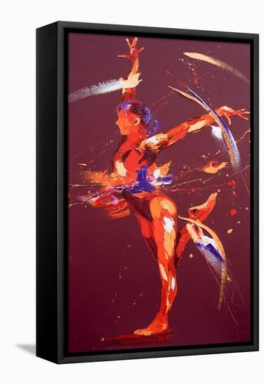 Gymnast Eight, 2011-Penny Warden-Framed Premier Image Canvas