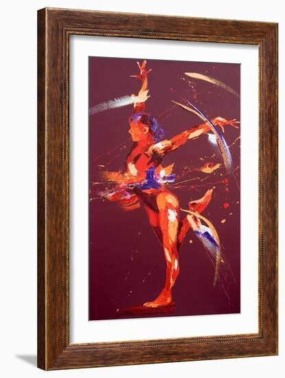 Gymnast Eight, 2011-Penny Warden-Framed Giclee Print