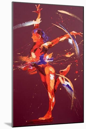 Gymnast Eight, 2011-Penny Warden-Mounted Giclee Print