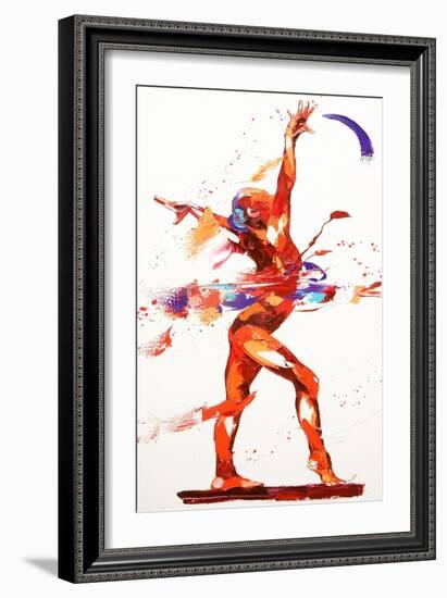 Gymnast Four, 2010-Penny Warden-Framed Giclee Print