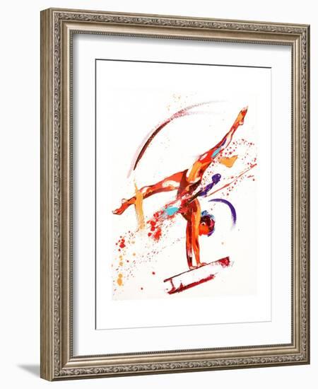 Gymnast One, 2010-Penny Warden-Framed Giclee Print