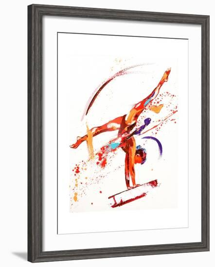 Gymnast One, 2010-Penny Warden-Framed Giclee Print