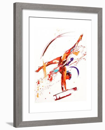 Gymnast One, 2010-Penny Warden-Framed Giclee Print