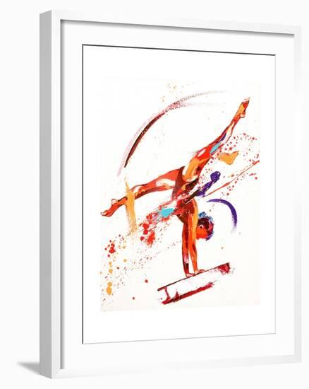 Gymnast One, 2010-Penny Warden-Framed Giclee Print