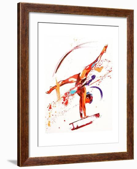 Gymnast One, 2010-Penny Warden-Framed Giclee Print