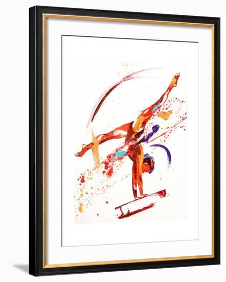 Gymnast One, 2010-Penny Warden-Framed Giclee Print