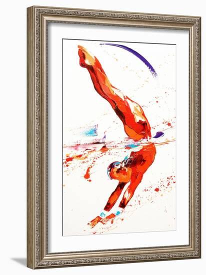 Gymnast Three, 2010-Penny Warden-Framed Giclee Print