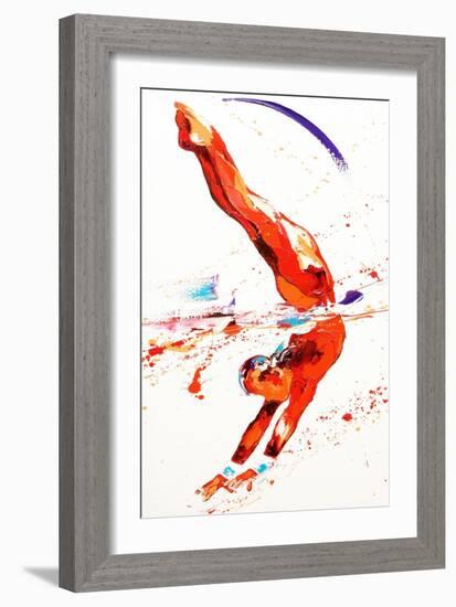 Gymnast Three, 2010-Penny Warden-Framed Giclee Print