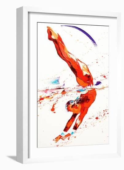 Gymnast Three, 2010-Penny Warden-Framed Giclee Print