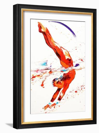 Gymnast Three, 2010-Penny Warden-Framed Giclee Print