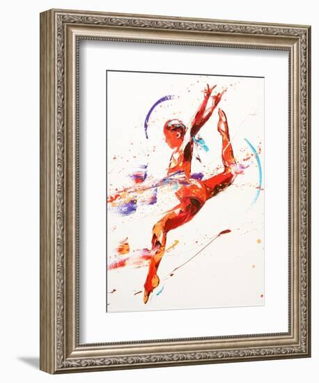 Gymnast Two, 2010-Penny Warden-Framed Giclee Print