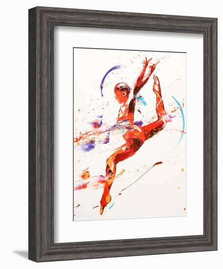 Gymnast Two, 2010-Penny Warden-Framed Giclee Print