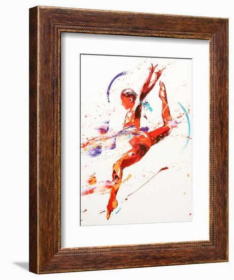 Gymnast Two, 2010-Penny Warden-Framed Giclee Print