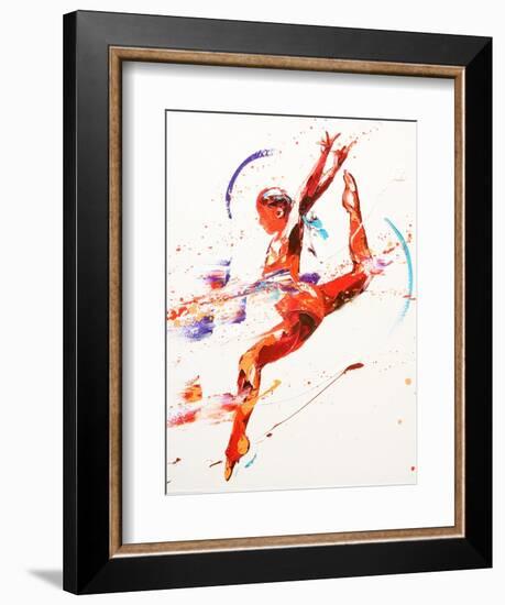 Gymnast Two, 2010-Penny Warden-Framed Giclee Print