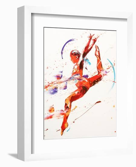 Gymnast Two, 2010-Penny Warden-Framed Giclee Print