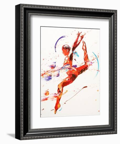 Gymnast Two, 2010-Penny Warden-Framed Giclee Print