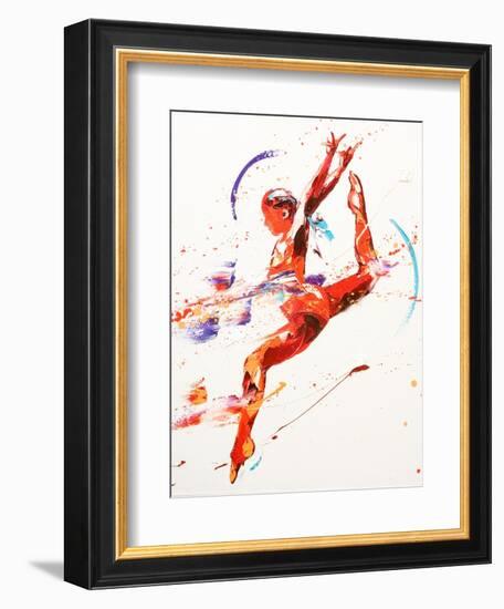 Gymnast Two, 2010-Penny Warden-Framed Giclee Print