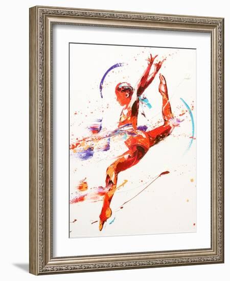 Gymnast Two, 2010-Penny Warden-Framed Giclee Print