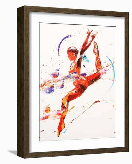 Gymnast Two, 2010-Penny Warden-Framed Giclee Print