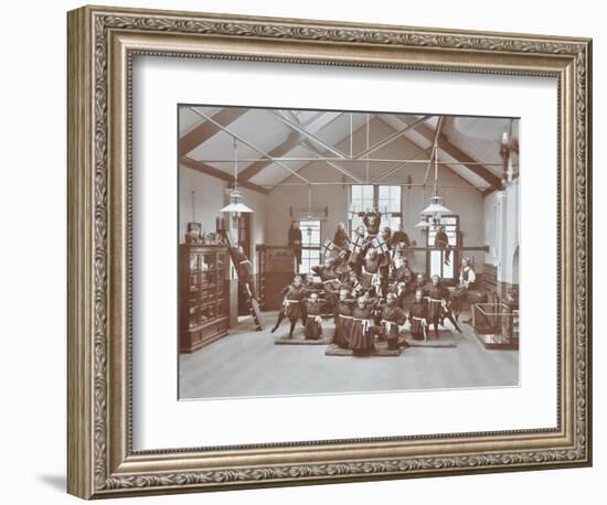 Gymnastic Display at Elm Lodge Residential School for Elder Blind Girls, London, 1908-null-Framed Photographic Print