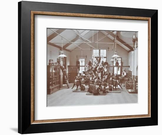 Gymnastic Display at Elm Lodge Residential School for Elder Blind Girls, London, 1908-null-Framed Photographic Print