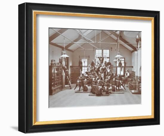Gymnastic Display at Elm Lodge Residential School for Elder Blind Girls, London, 1908-null-Framed Photographic Print
