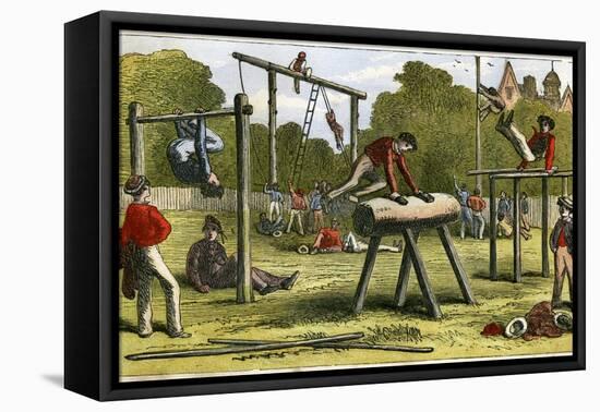 Gymnastics, 19th Century-null-Framed Premier Image Canvas