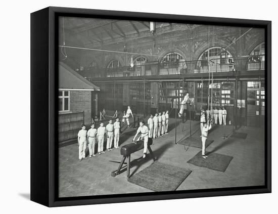 Gymnastics by Male Students, School of Building, Brixton, London, 1914-null-Framed Premier Image Canvas