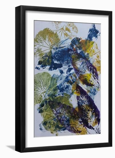 Gyotaku Fish Painting, Oils, 2020-jocasta shakespeare-Framed Giclee Print