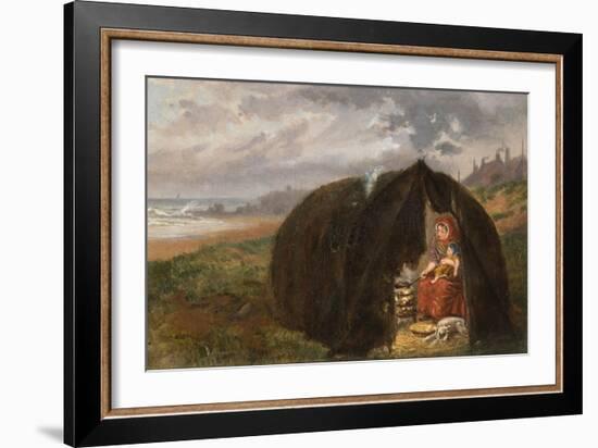 Gypsies Camped on the Beach, Near South Shields, 1876-Ralph Hedley-Framed Giclee Print