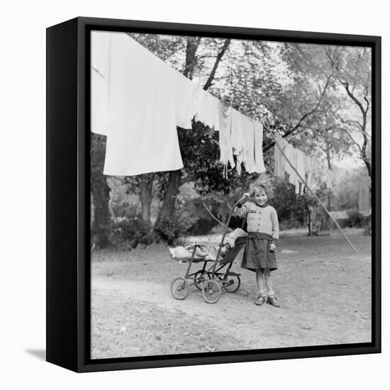 Gypsies Living in Slums under the Trees in New Forest, England-William Sumits-Framed Premier Image Canvas