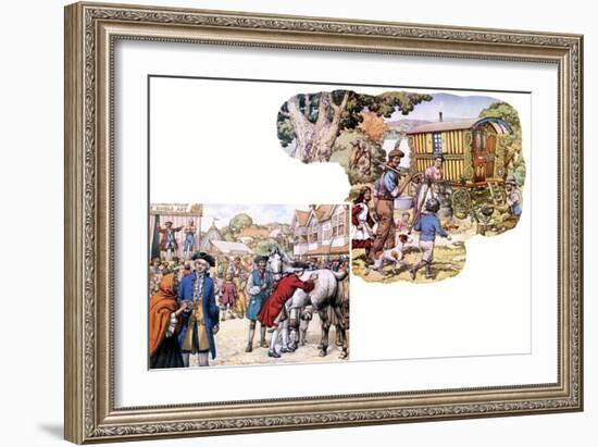 Gypsies-Pat Nicolle-Framed Giclee Print