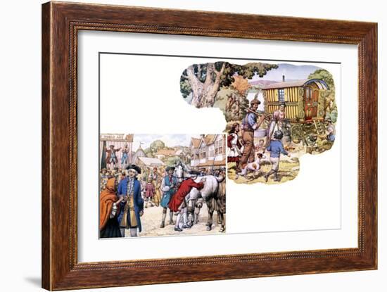 Gypsies-Pat Nicolle-Framed Giclee Print