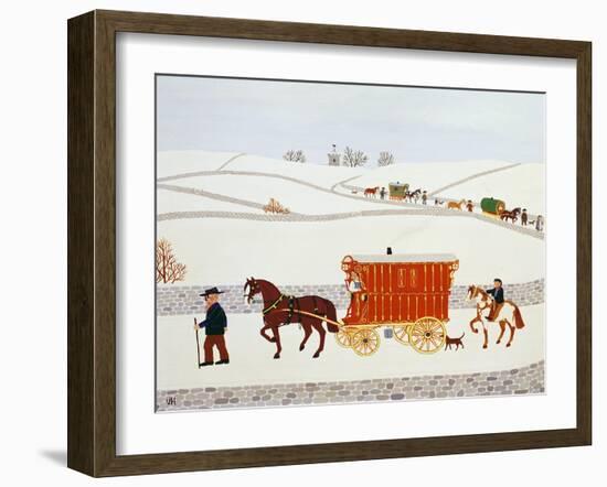 Gypsy Caravan-Vincent Haddelsey-Framed Giclee Print
