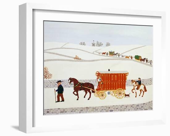 Gypsy Caravan-Vincent Haddelsey-Framed Giclee Print