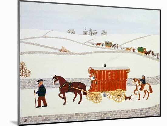 Gypsy Caravan-Vincent Haddelsey-Mounted Giclee Print