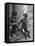 Gypsy Children Playing Violin in Street-William Vandivert-Framed Premier Image Canvas