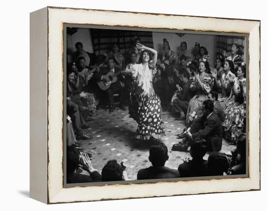 Gypsy Dancer Performing-Dmitri Kessel-Framed Premier Image Canvas