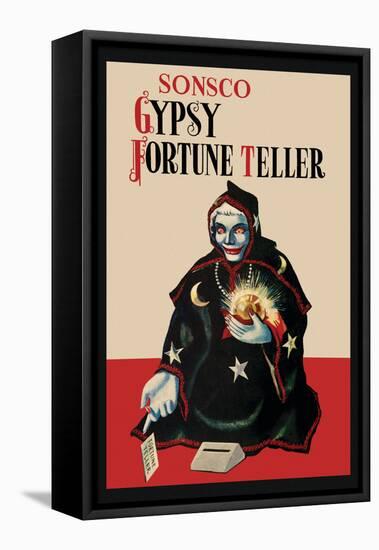 Gypsy Fortune Teller Bank-null-Framed Stretched Canvas
