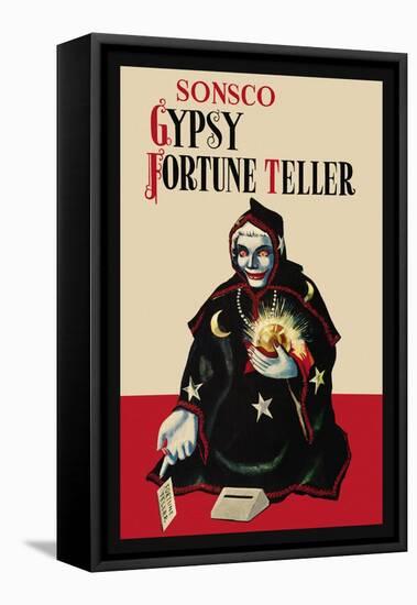 Gypsy Fortune Teller Bank-null-Framed Stretched Canvas