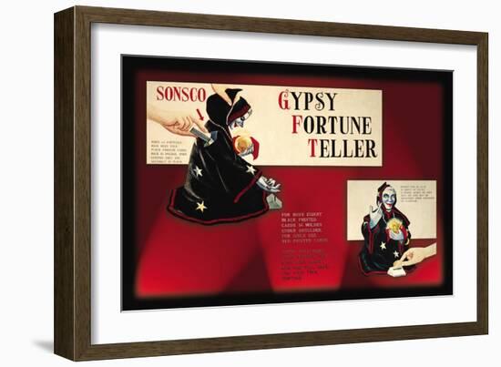 Gypsy Fortune Teller Instructions-null-Framed Art Print