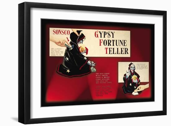 Gypsy Fortune Teller Instructions-null-Framed Art Print