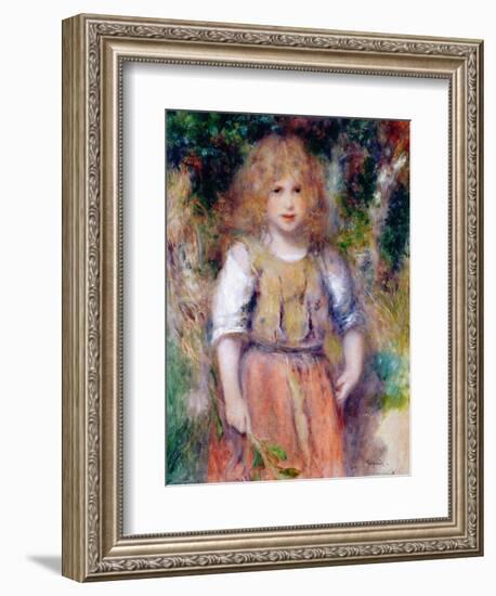 Gypsy Girl, 1879-Pierre-Auguste Renoir-Framed Giclee Print