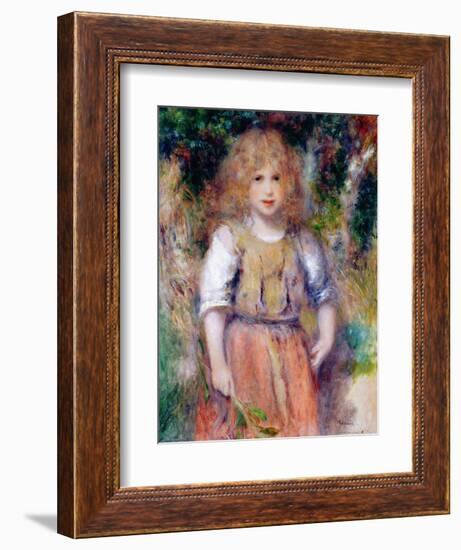 Gypsy Girl, 1879-Pierre-Auguste Renoir-Framed Giclee Print