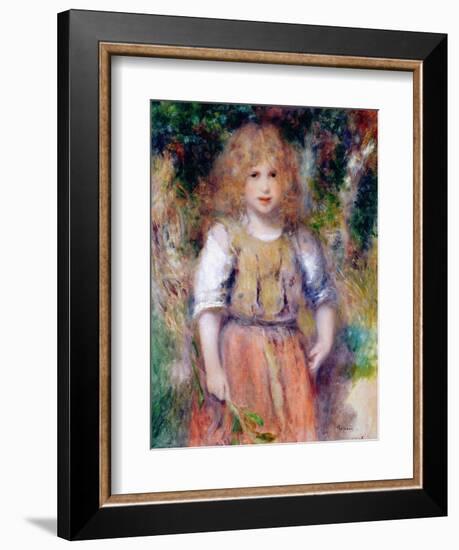 Gypsy Girl, 1879-Pierre-Auguste Renoir-Framed Giclee Print